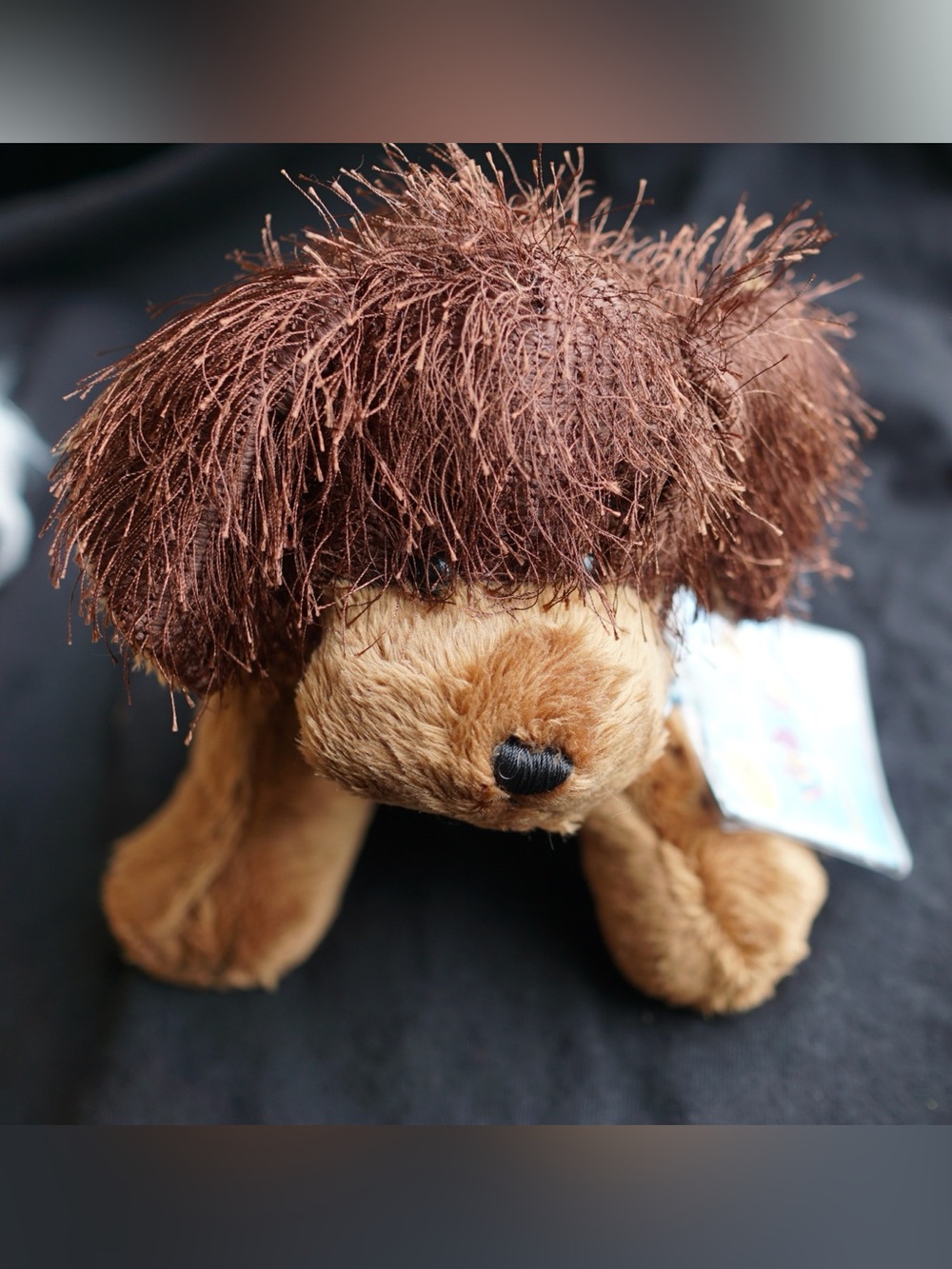 Cute brown shaggy dog. GANZ Webkinz NEW with codes and tags